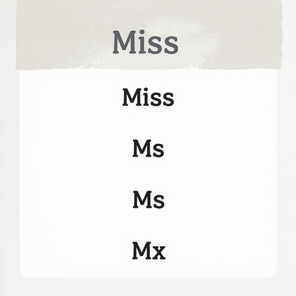 Miss vs Mrs vs Ms vs Mx cover image