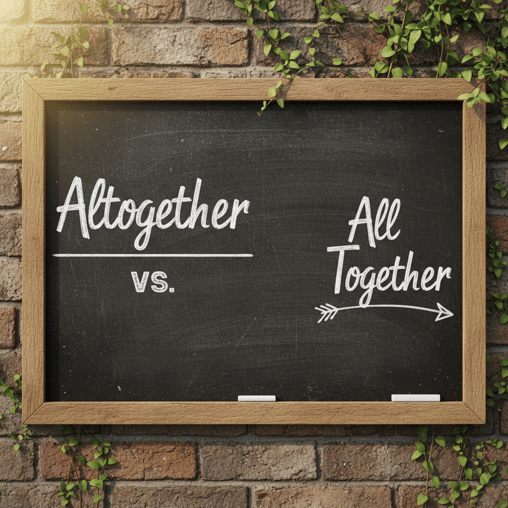 Altogether vs. All Together image