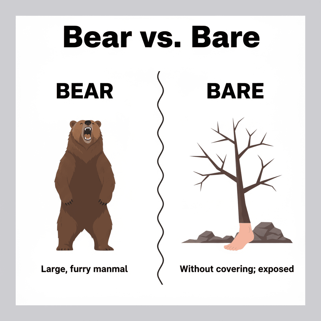Bear vs. Bare image