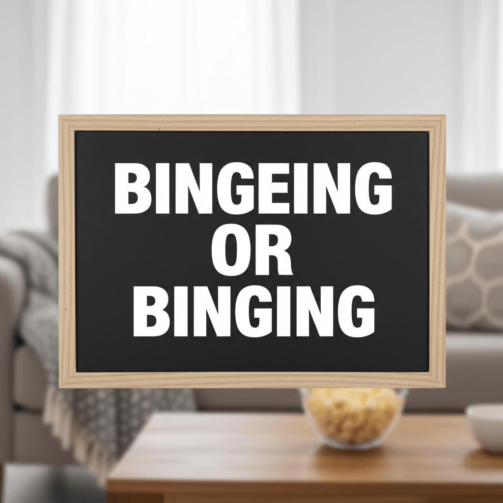 Bingeing or Binging image