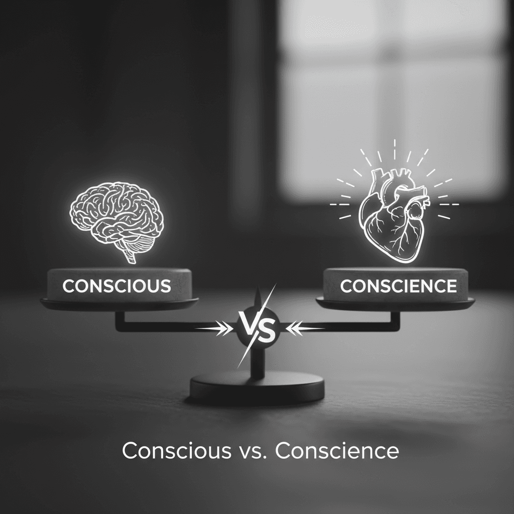 Conscious vs. Conscience image