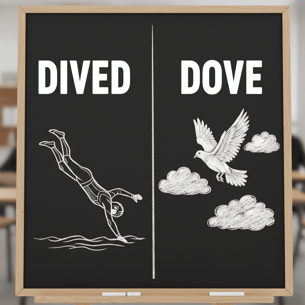 Dived vs Dove image