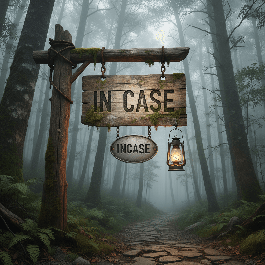 “Incase” or “In Case” image