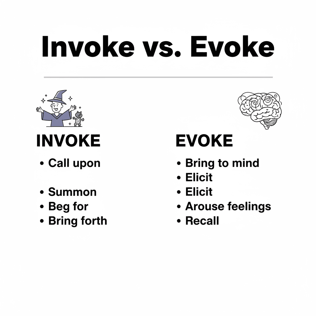 Invoke vs. Evoke image
