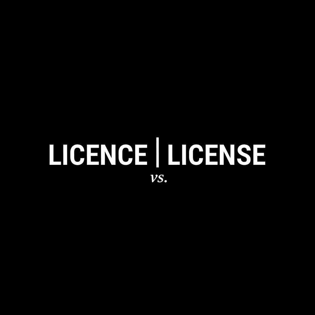 generate a simple image including all the exact words below only_ Licence vs. Li.png