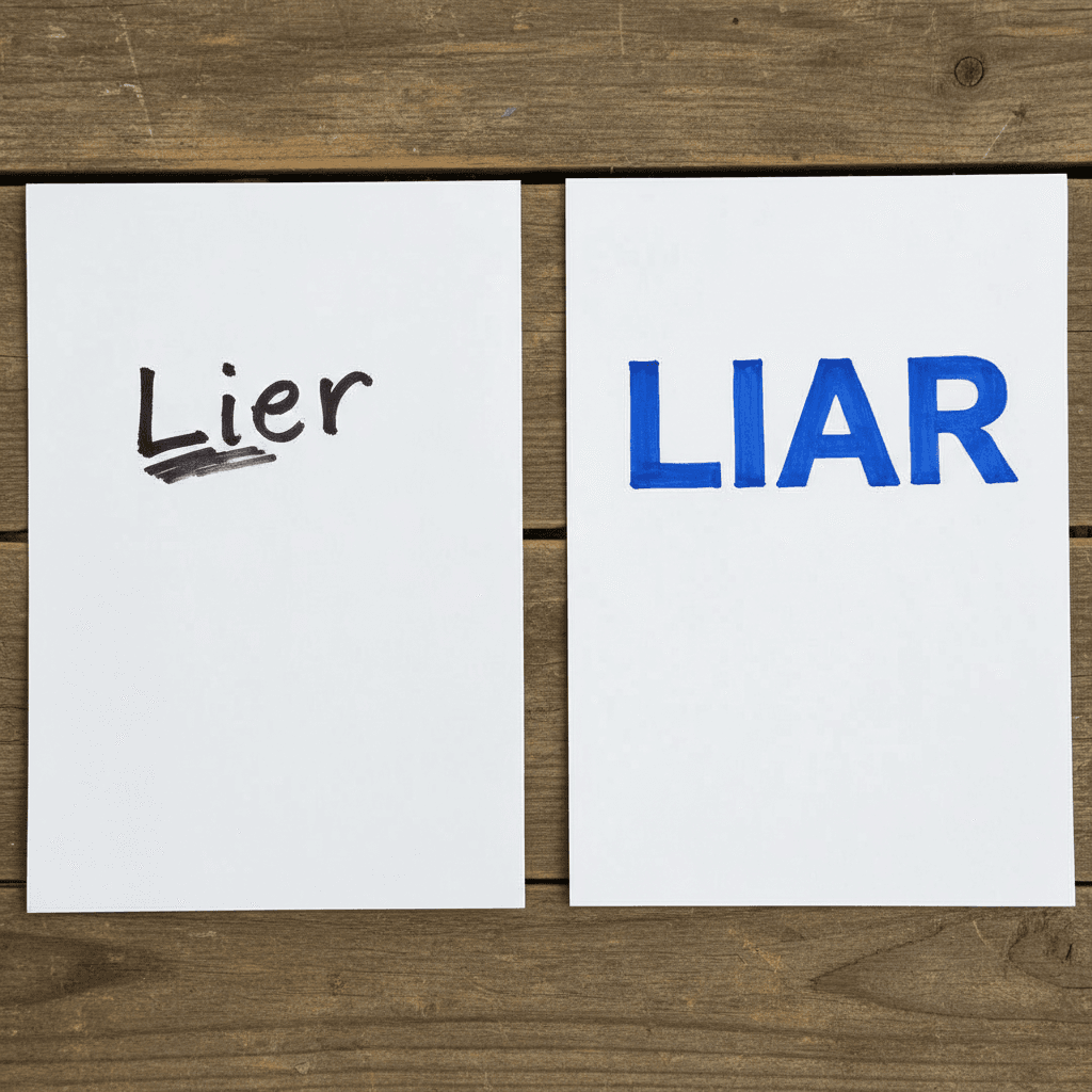 Lier or Liar image