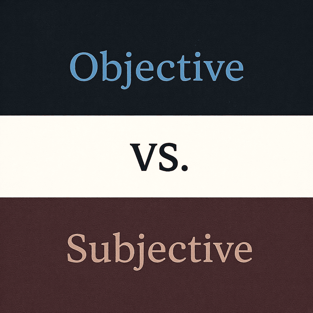 objective vs subjective article cover image