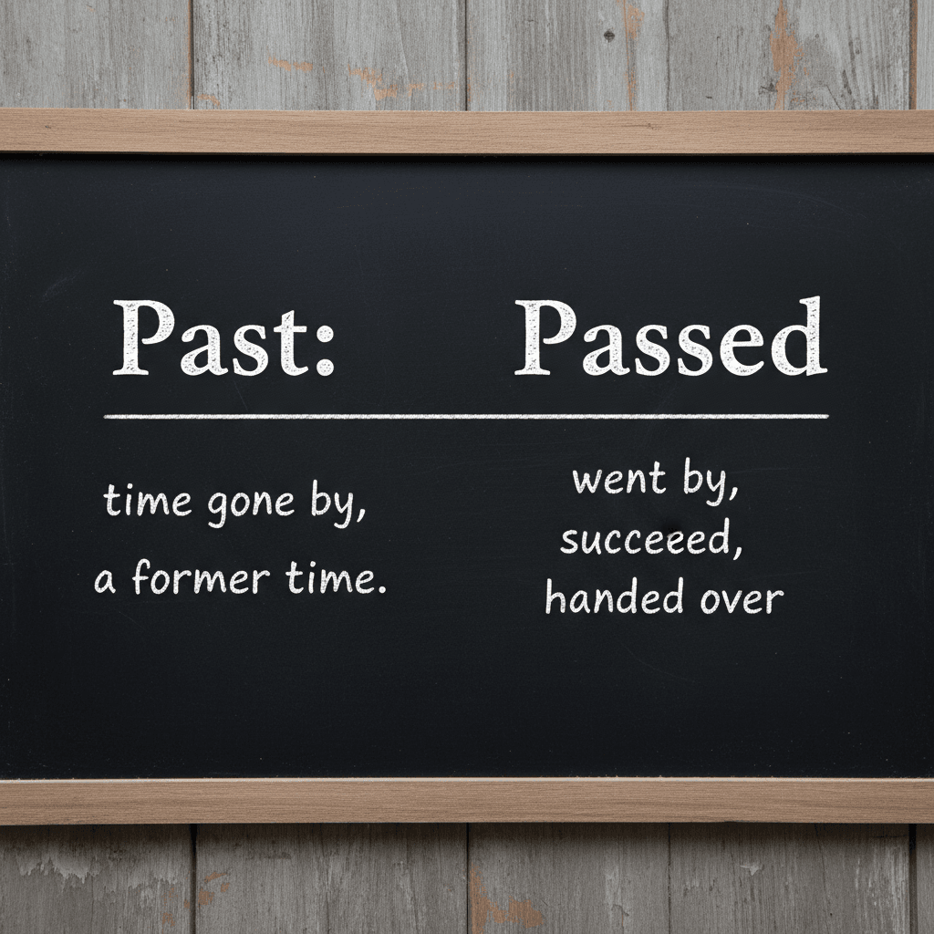 “Past” vs. “Passed” image