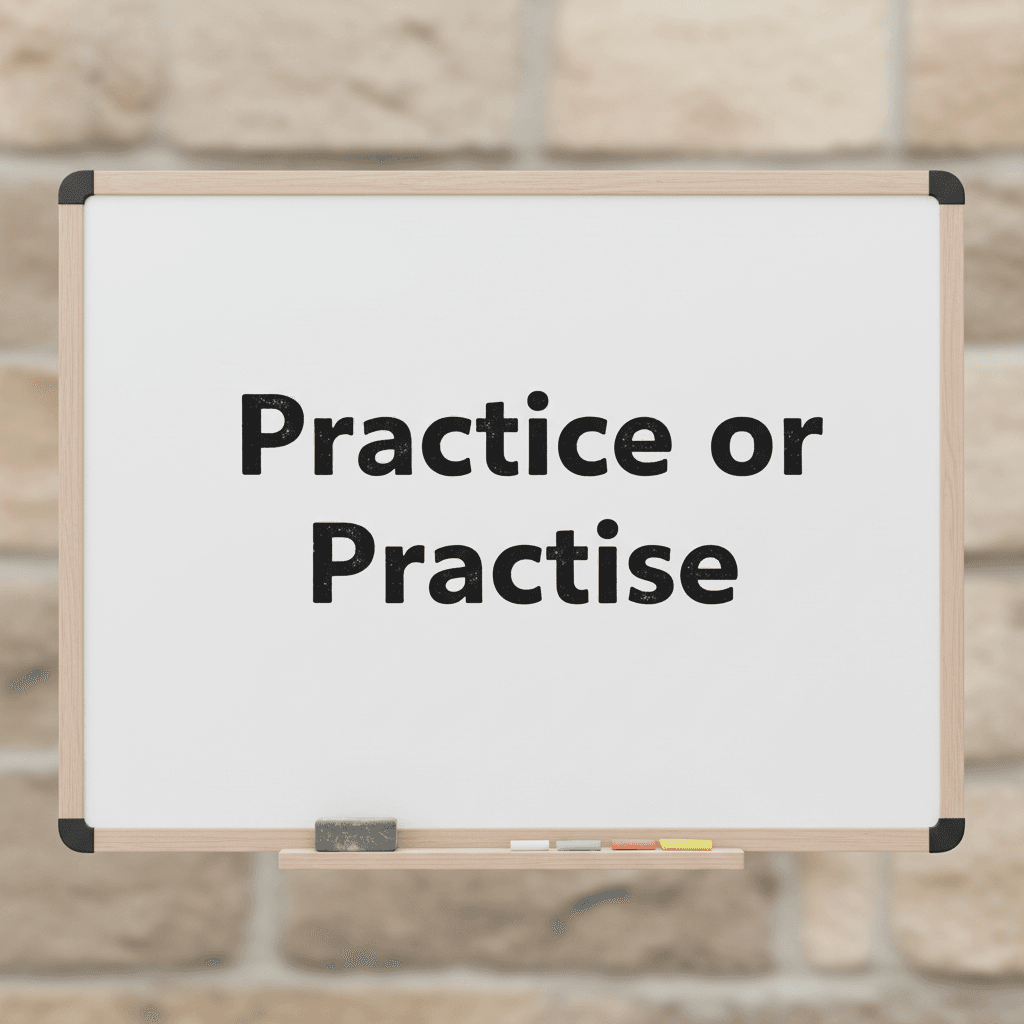  Practice or Practise image