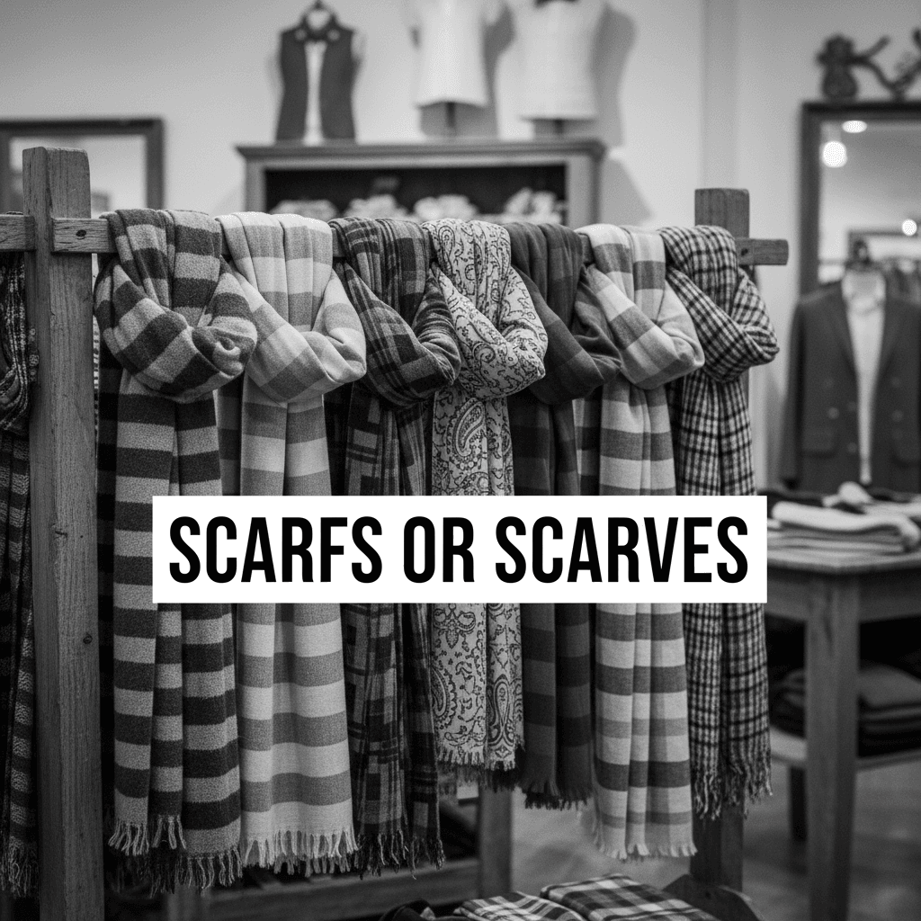 Scarfs or Scarves image