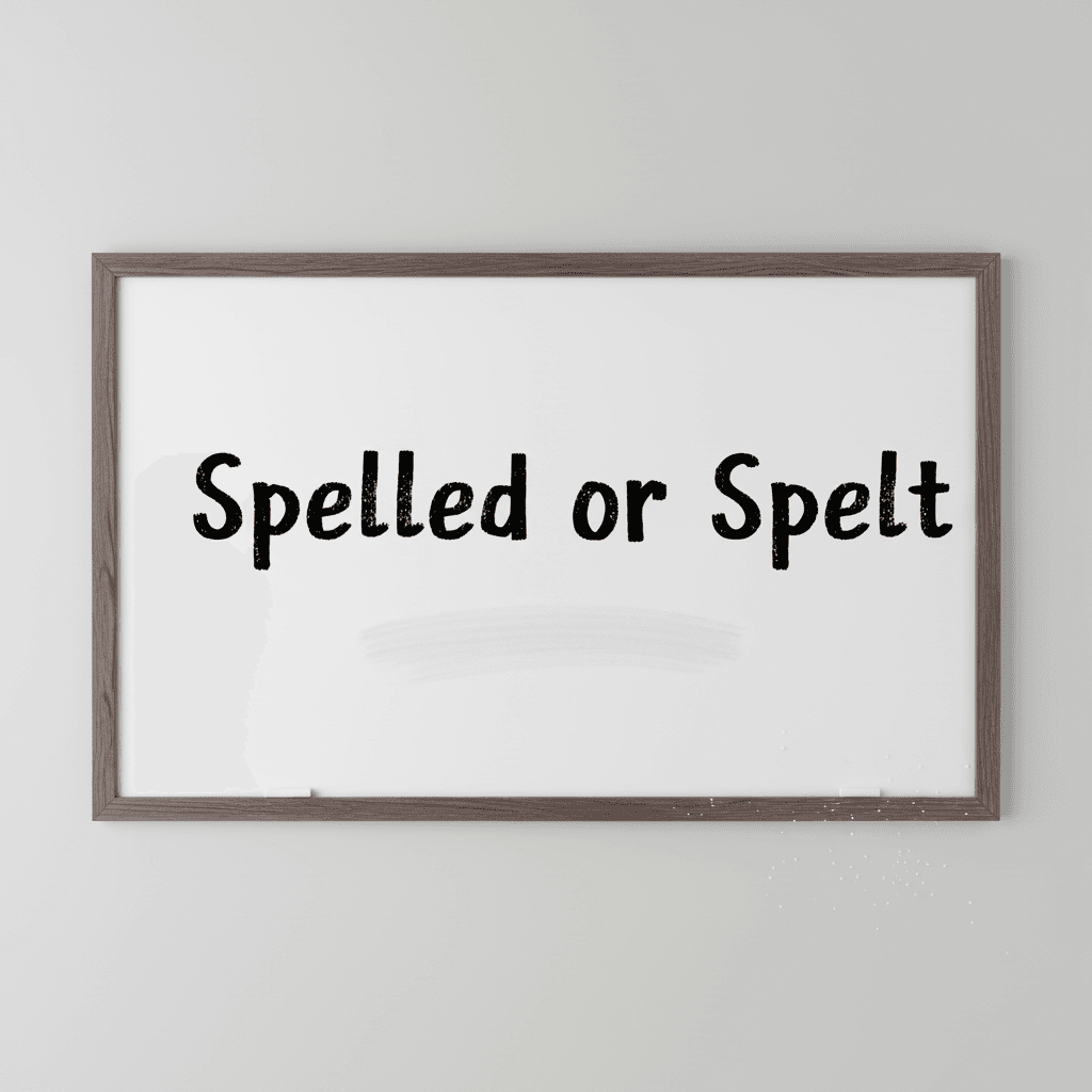 Spelled or Spelt image