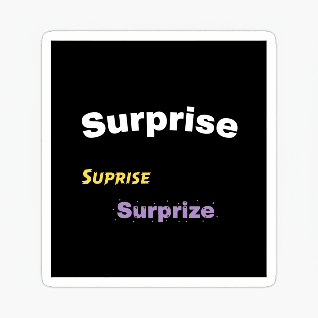 Surprise, Suprise or Surprize image