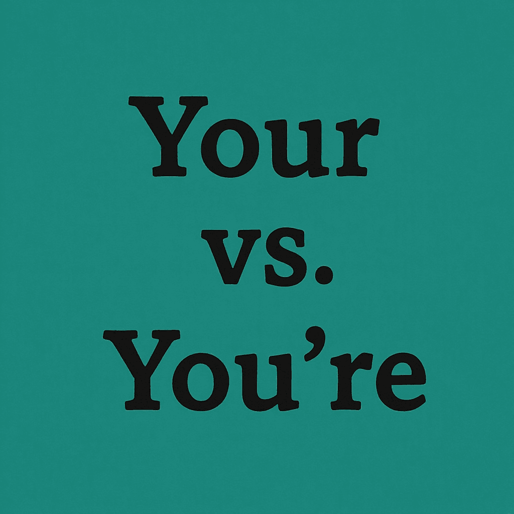 your vs you're image